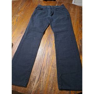 31x32 Chaps Black Denim Jeans Cotton Vintage Slim Fit with Pockets Belt Loops